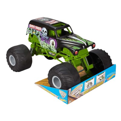 Hot Wheels Monster Jam Giant Grave Digger Vehicle   555704665
